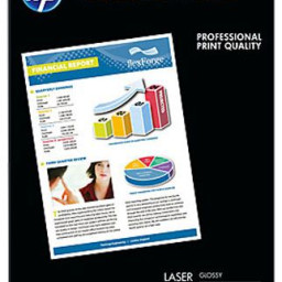 Бумага HP Professional Glossy Laser Paper, глянцевая, A4 (210 x 297 мм), 120 г/кв.м (250 листов)