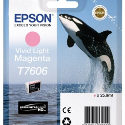 Картридж Epson T7606 (light magenta), 26 мл