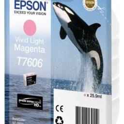 Картридж Epson T7606 (light magenta), 26 мл