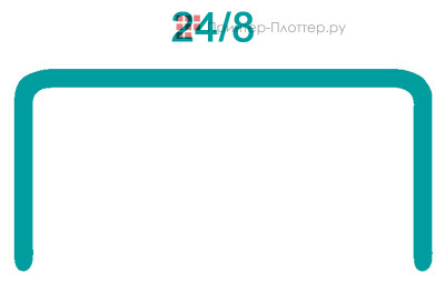 Nagel скобы 24/8, 5000 шт.