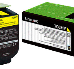 Тонер-картридж Lexmark 708XYE (yellow), 4000 стр. (PP019625)