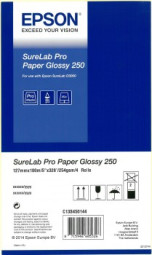 Бумага Epson SureLab Pro Paper Glossy, 250 г/кв.м, 127 мм x 100 м, (4 рулона)