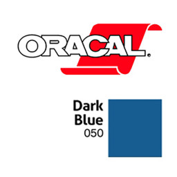 Пленка Oracal 641G F050 (темно-синий), 75мкм, 1000мм x 50м (4011363108124)