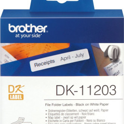 Brother наклейки для файлов, 17 х 87 мм, 300 шт.