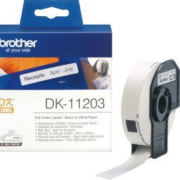 Brother наклейки для файлов, 17 х 87 мм, 300 шт.