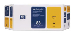 Печатающая головка HP 83 UV (yellow/cleaner)