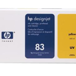 Печатающая головка HP 83 UV (yellow/cleaner)