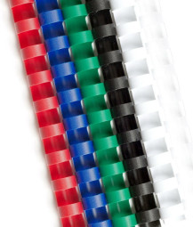 Пружины ProfiOffice пластиковые, диаметр 12мм, белые, 100шт