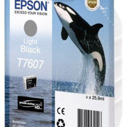 Картридж Epson T7607 (light black), 26 мл