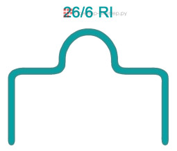 Nagel скобы 26/6 RI, 5000 шт.