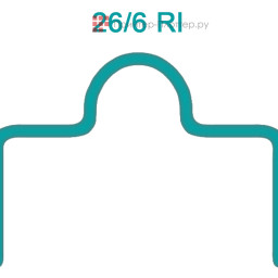 Nagel скобы 26/6 RI, 5000 шт.