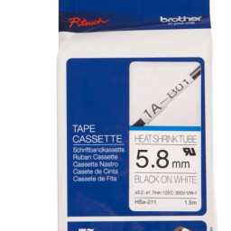 Brother термоусадочная лента HSE-211, 5,8 x 1,5 мм