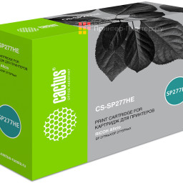 Картридж лазерный Cactus CS-SP277HE 408160 черный (2600стр.) для Ricoh Aficio SP 277NwX/SP 277SFNwX