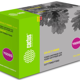 Картридж лазерный Cactus CS-CLT-Y609S желтый (7000стр.) для Samsung CLP 770/770ND/775/775ND