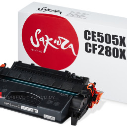 Тонер-картридж SAKURA CE505X для HP Color LaserJet P2055 (black), 6500 стр. (PP052143)