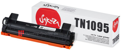 Тонер-картридж SAKURA TN1095 для Brother DCP-1602R, HL-1202R (black), 1500 стр. (PP051699)