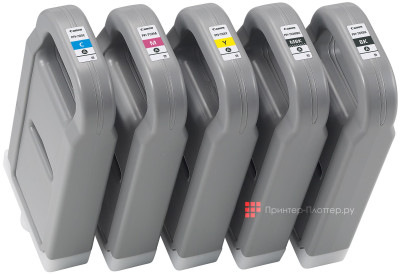 Комплект картриджей Canon PFI-703 (MBK,BK,M,C,Y) 5 шт х 700 мл