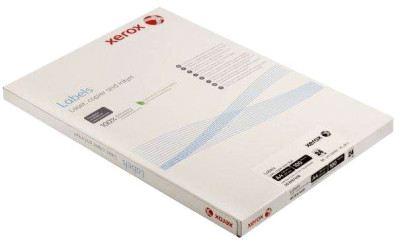 Наклейки синтетические Xerox Labels Clear Polyester, A3, 100 листов