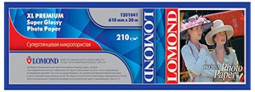 Бумага с покрытием Lomond XL Premium Super Glossy Photo Paper, глянцевая, 240 г/кв.м, 610 мм, 30 м