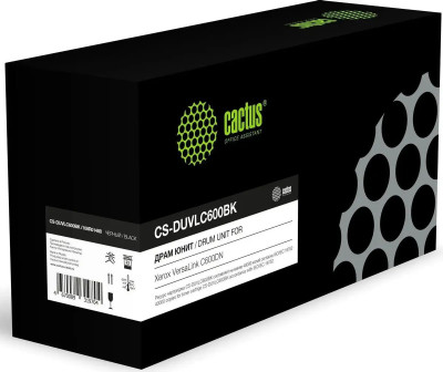 Фотобарабан Cactus Drum Unit CS-DUVLC600BK для Xerox VersaLink C600DN (black), 40000 стр.