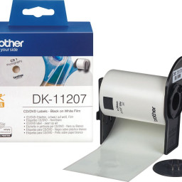 Brother наклейки на CD/DVD диски, 58 х 58 мм, 100 шт.