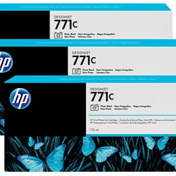Картридж HP 771c (photo black) комплект, 3 шт. x 775 мл
