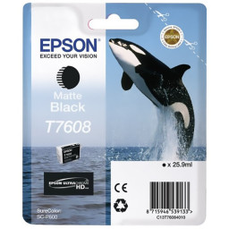 Картридж Epson T7608 (matte black), 26 мл