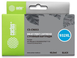 Картридж струйный Cactus CS-CN053 №932XL черный (40 мл) для HP DJ 6600