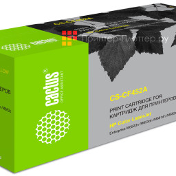 Картридж лазерный Cactus CS-CF452A желтый (10500 стр.) для HP Color LJ Ent M652dn/M653dn/M681dh