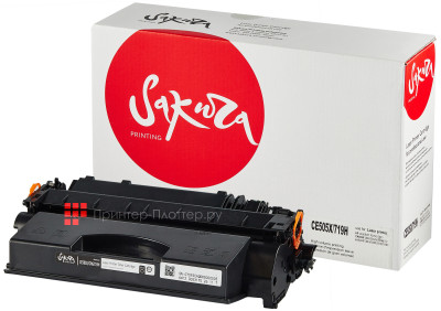 Тонер-картридж SAKURA CE505X/CRG719H для HP Color LaserJet P2050/2055, Сanon (black), 640 (PP051415)