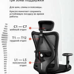 Эргономичное кресло Sihoo M18 (серый)