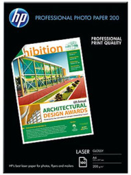 Бумага HP Professional Glossy Laser Paper, глянцевая, A4 (210 x 297 мм), 200 г/кв.м (100 листов)