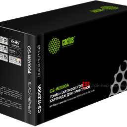 Тонер-картридж Cactus Toner CS-W2000A для HP Color LaserJet Enterprise M751, M751n, M751dn (black), 7000 стр.
