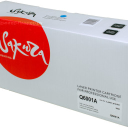 Тонер-картридж SAKURA Q6001A для HP LaserJet (cyan), 2000 стр. (PP052408)
