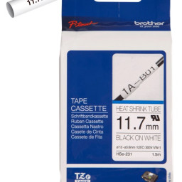 Brother термоусадочная лента HSE-231, 11,7мм x 1,5м
