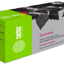 Картридж лазерный Cactus CS-CF453A пурпурный (10500 стр.) для HP Color LJ Ent M652dn/M653dn/M681dh