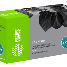 Картридж лазерный Cactus CS-SP330H 408281 черный (7000стр.) для Ricoh Aficio SP 330DN/330SFN/330SN