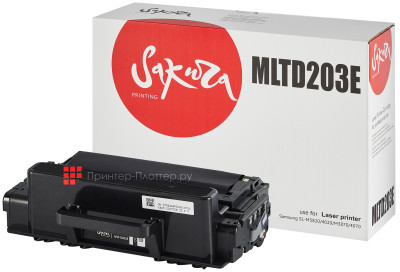 Тонер-картридж SAKURA MLTD203E для Samsung SL-M3820/4020, M3870/4070 (black), 10000 стр. (PP051985)