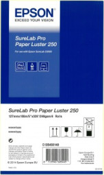 Бумага Epson SureLab Pro Paper Luster, 250 г/кв.м, 127 мм x 100 м (4 рулона)
