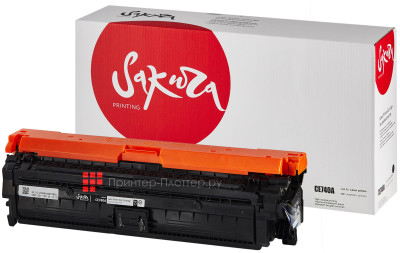 Тонер-картридж SAKURA CE740A для HP Color LaserJet Enterprise CP5525 (black), 7000 стр. (PP052142)
