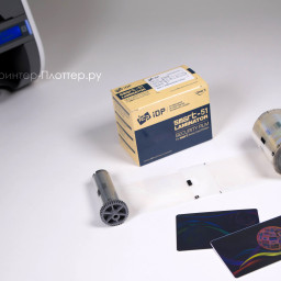 Лента пэтч-ламинат Advent голографическая IDP Globe 1,0 MIL, 250 карт