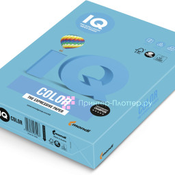Бумага Mondi IQ Color Intensive AB48, матовая, A4 (210 x 297 мм), 80 г/кв.м, светло-синяя (500 листов)