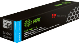 Тонер-картридж Cactus Toner CSP-W2211A для HP Color LaserJet Pro M283, M255dw, M282nw (cyan), 1250 с
