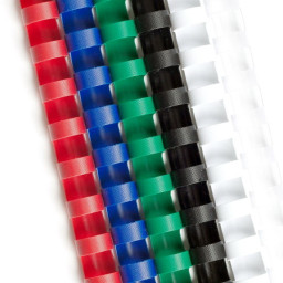 Пружины ProfiOffice пластиковые, диаметр 19мм, белые, 100шт