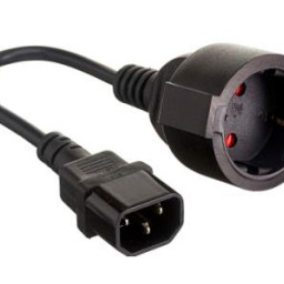 Wize кабель сетевой AAC10-EU-C14-0.15M (0,15 м)