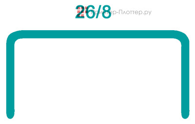 Nagel скобы 26/8, 5000 шт. NEW