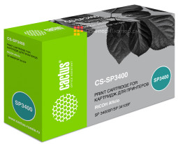 Картридж лазерный Cactus CS-SP3400 SP 3400HE черный (5000стр.) для Ricoh Aficio SP 3400/3410/3410dnSP 3510/3510dn