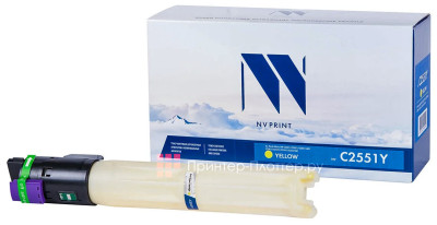 Тонер-картридж NVP совместимый NV-MP C2551 Yellow для Ricoh Aficio MP C2031/ C2051/ C2051 (PP050953)