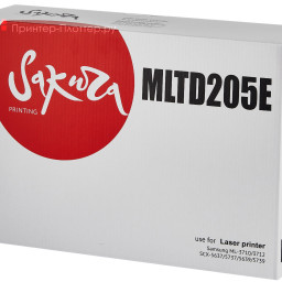 Тонер-картридж SAKURA MLTD205E для Samsung (black), 10000 стр. (PP052088)