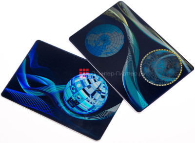 Лента пэтч-ламинат Advent голографическая IDP Globe 1,0 MIL, 500 карт